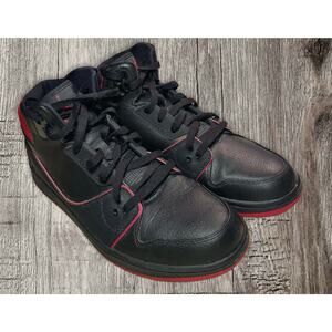 Nike Air Jordan red and‎ black men’s sneakers. Size 9.5